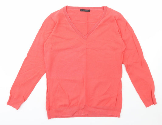 Womens UK Size L Dunnes Stores Pink Pullover Jumper