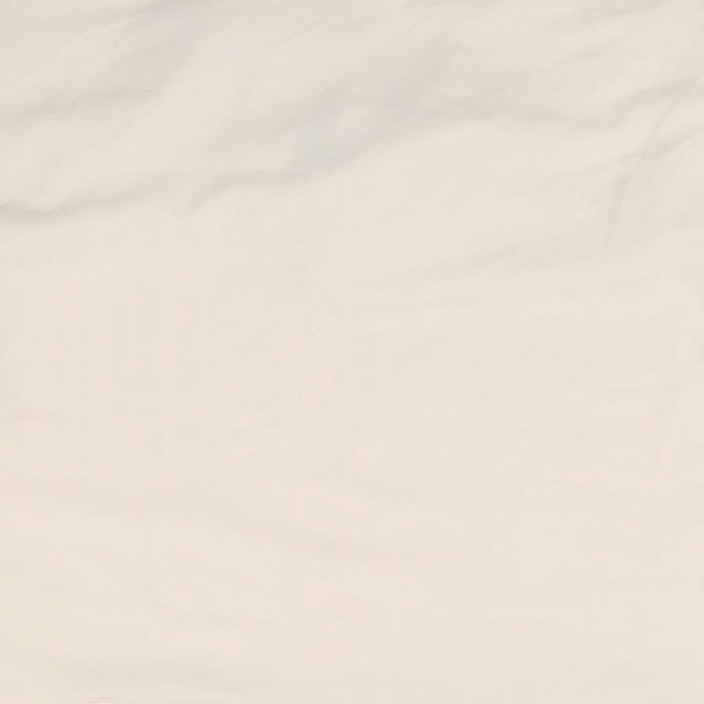 SheIn Womens Ivory Polyester Jersey Blouse Size L Cowl Neck