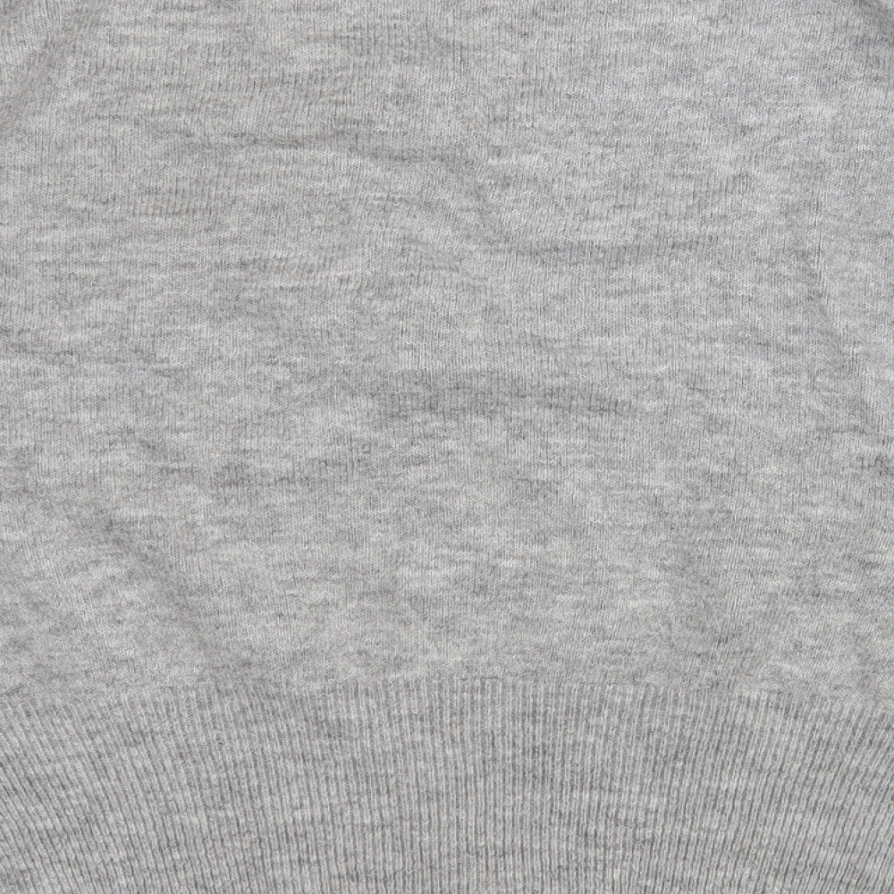 Womens UK Size 6 Topshop Grey Pullover Jumper