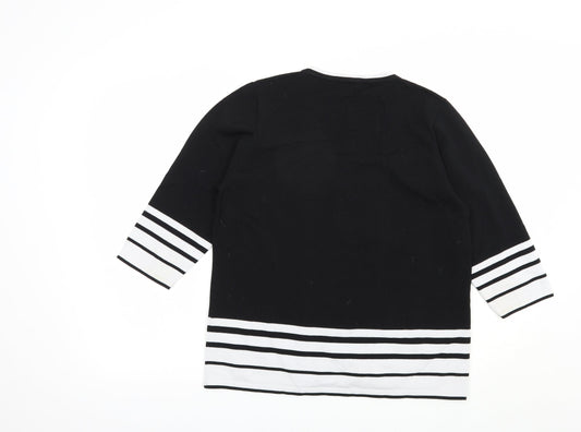 Womens UK Size M Bonmarché Black Pullover Jumper
