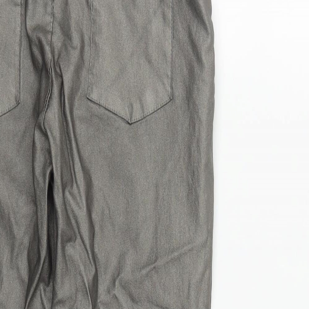 Womens UK Size 28 in Preworn Regular Fit Sweatpants Silver Trousers