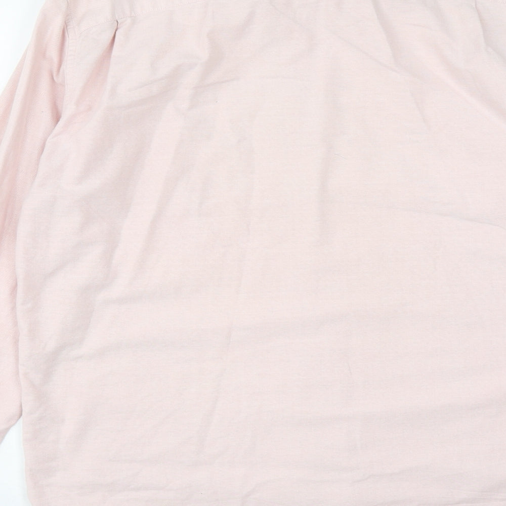 Mens UK Size L Gap Pink Button-Up Long Sleeve Casual Shirt