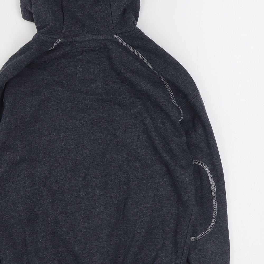 Hay Wire Boys Blue Cotton Full Zip Hoodie Size 6-7 Years Zip