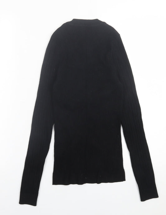Womens UK Size 10 New Look Black Pullover Jumper