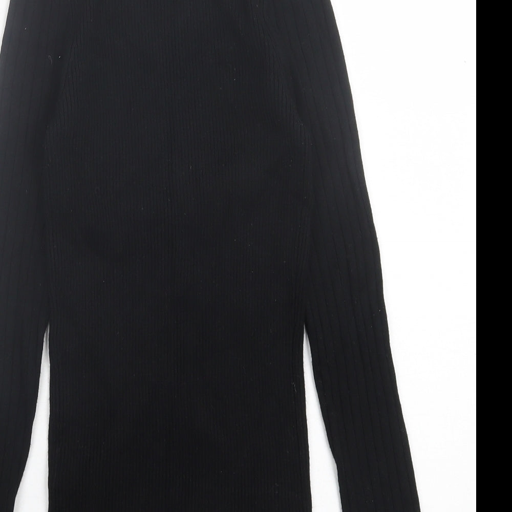 Womens UK Size 10 New Look Black Pullover Jumper