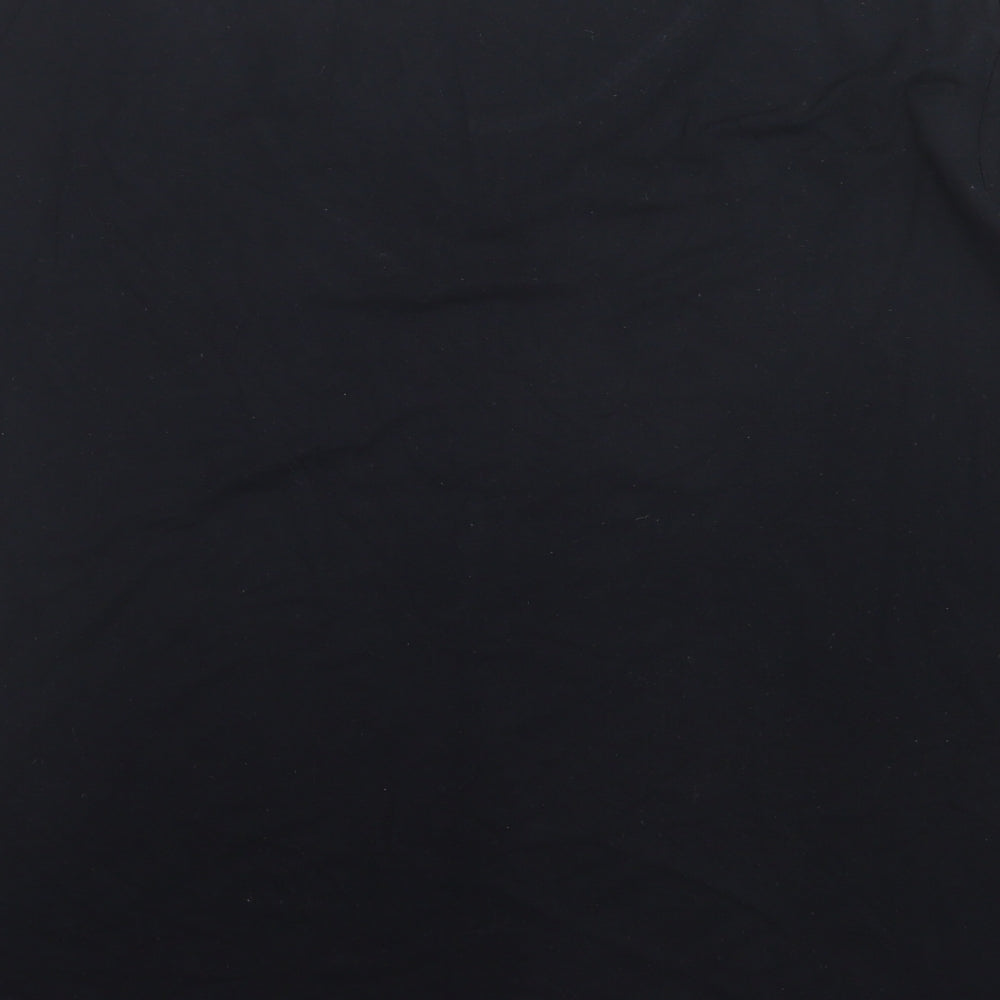 Womens UK Size 12 Missguided Black Basic T-Shirt