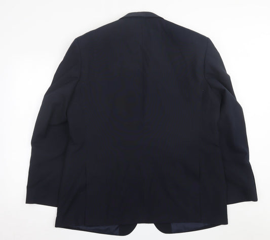 Mens UK Size 44 Racing Green Regular Blue Suit Jacket