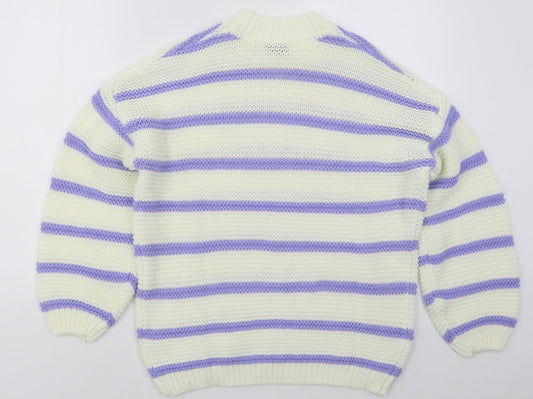 Womens UK Size 6 In the Style White Pullover Jumper