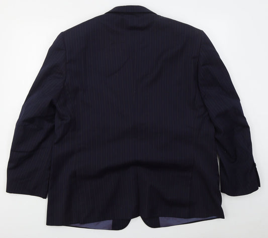 Mens UK Size 46 Brook Taverner Regular Blue Suit Jacket