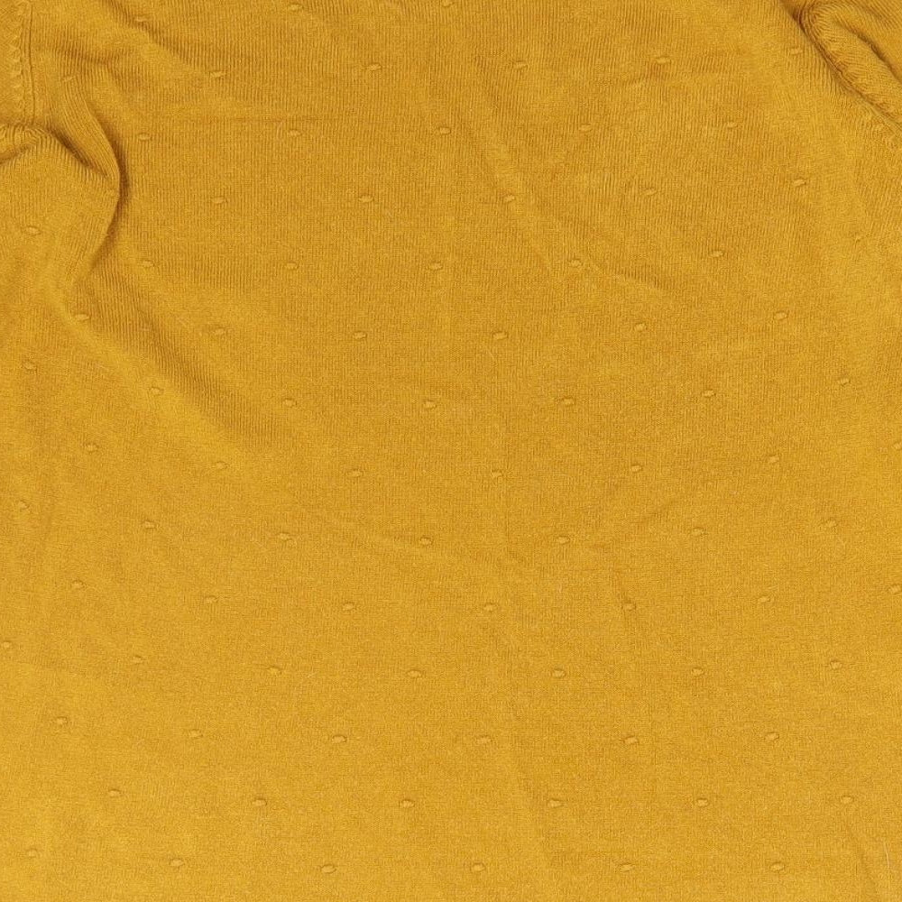 Womens UK Size 14 Bonmarché Yellow Pullover Jumper