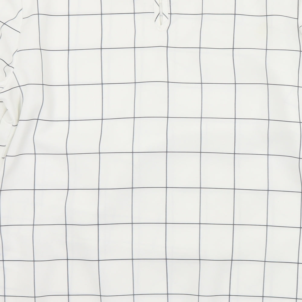 Womens UK Size 8 F&F White Wrap Blouse
