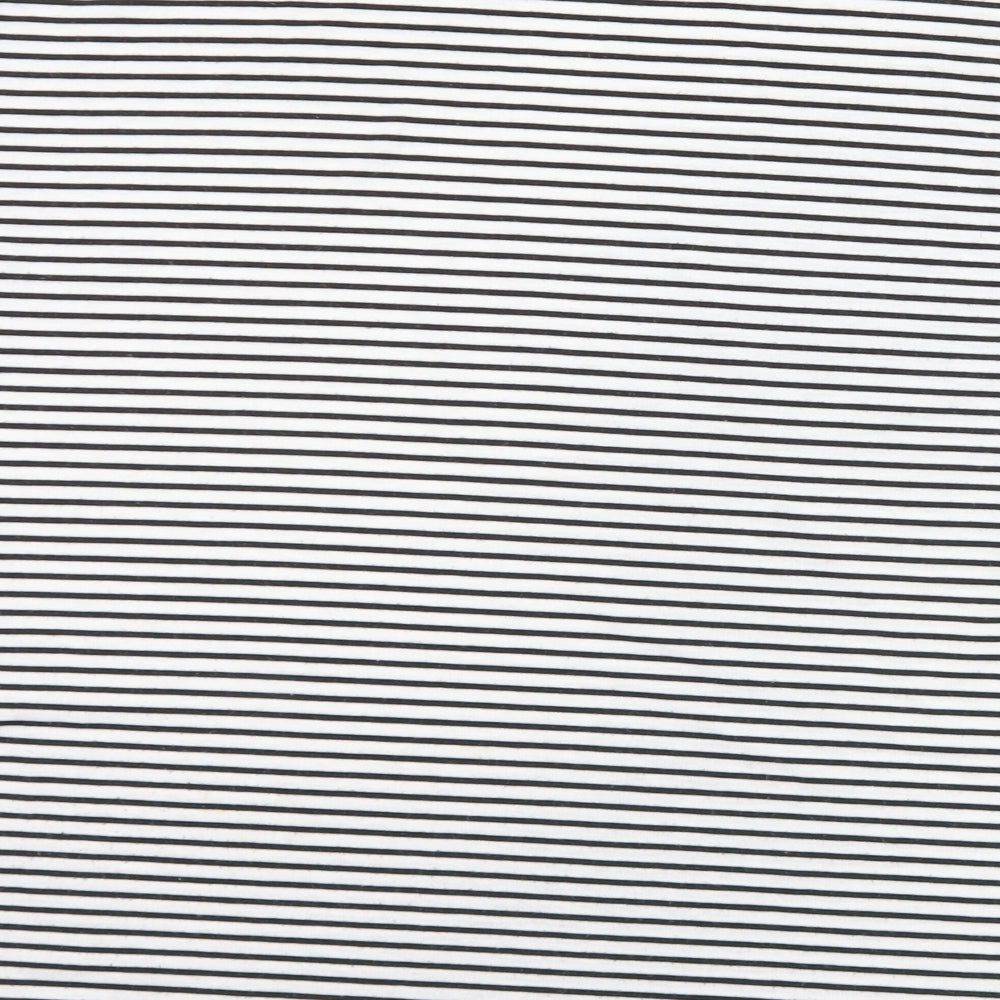 Primark Womens Black Striped Polyester Basic T-Shirt Size 10 Round Neck - 10/12