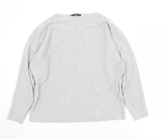 Womens UK Size M Dunnes Stores Grey Pullover Jumper