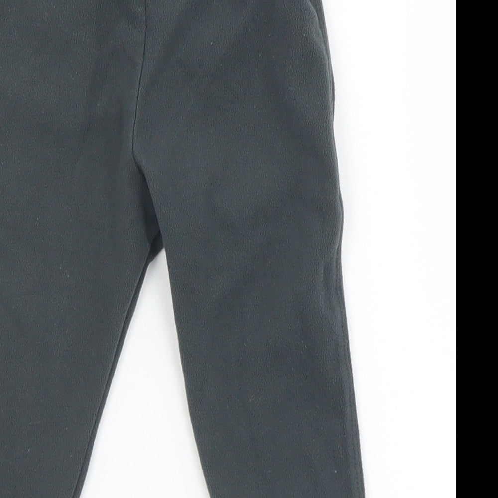 H&M Baby Grey Polyester Jogger Trousers Size 12 Months