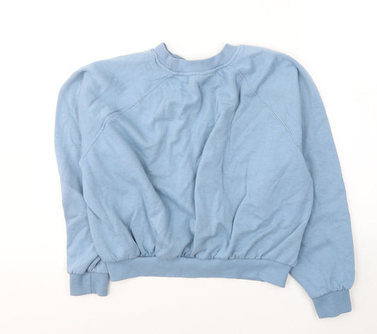 Womens UK Size L Divided by H&M Blue Pullover Sweatshirt