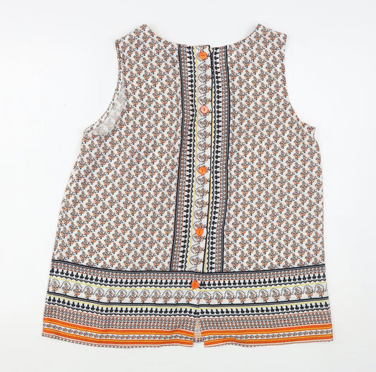 Womens UK Size M Cynthia Rowley Multicoloured Basic Blouse