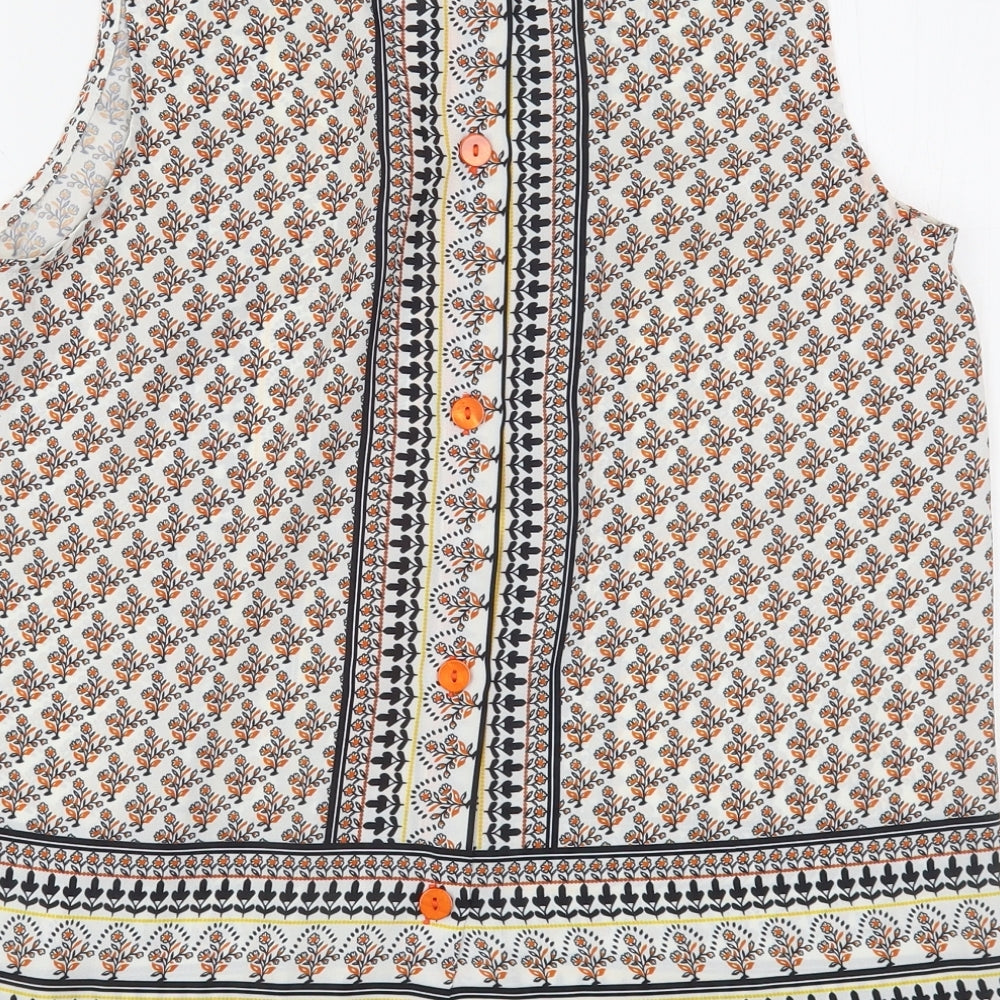 Womens UK Size M Cynthia Rowley Multicoloured Basic Blouse
