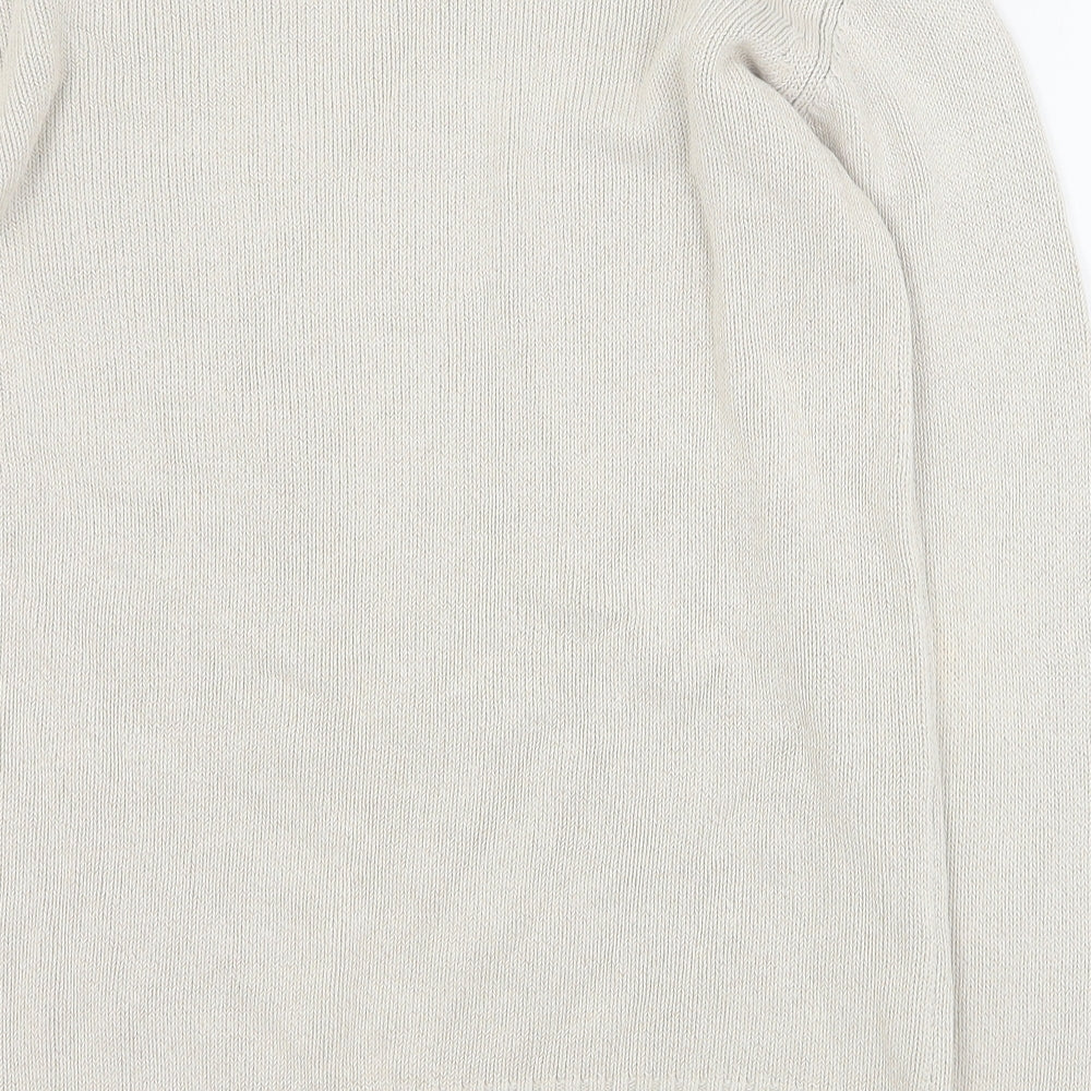 Womens UK Size 10 Marks and Spencer Beige Pullover Jumper