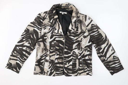 Brandex Womens Multicoloured Camouflage Rain Coat Coat Size 14