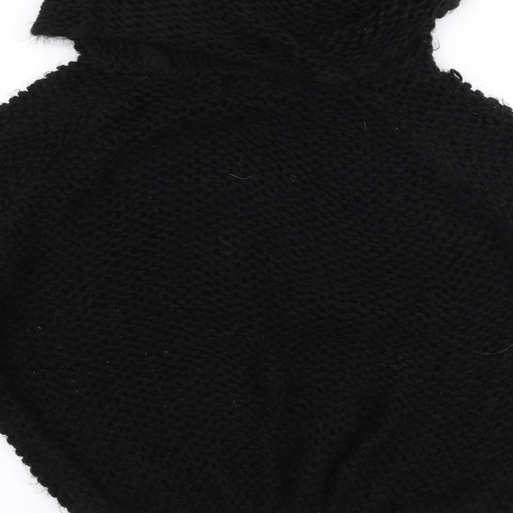 Womens UK Size M Katsumi Black Pullover Jumper