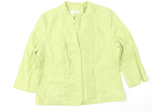 Womens UK Size M CC Green Jacket