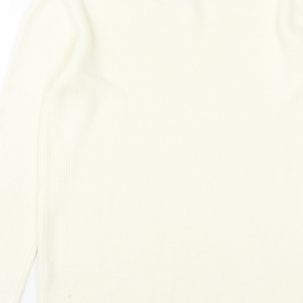 Womens UK Size 4 Primark White Pullover Jumper