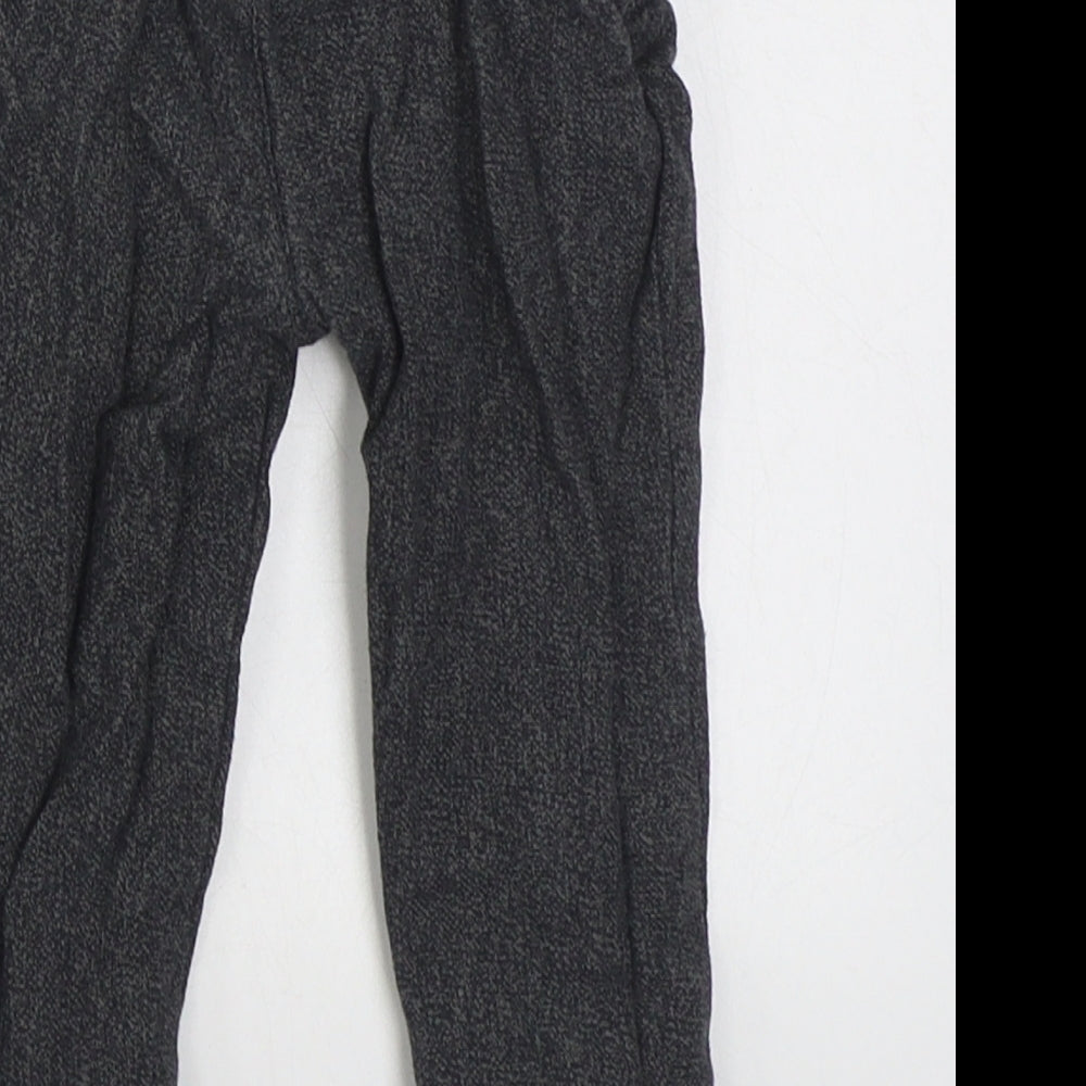 In Extensio Boys Grey Cotton Jogger Trousers Size 9 Months Button