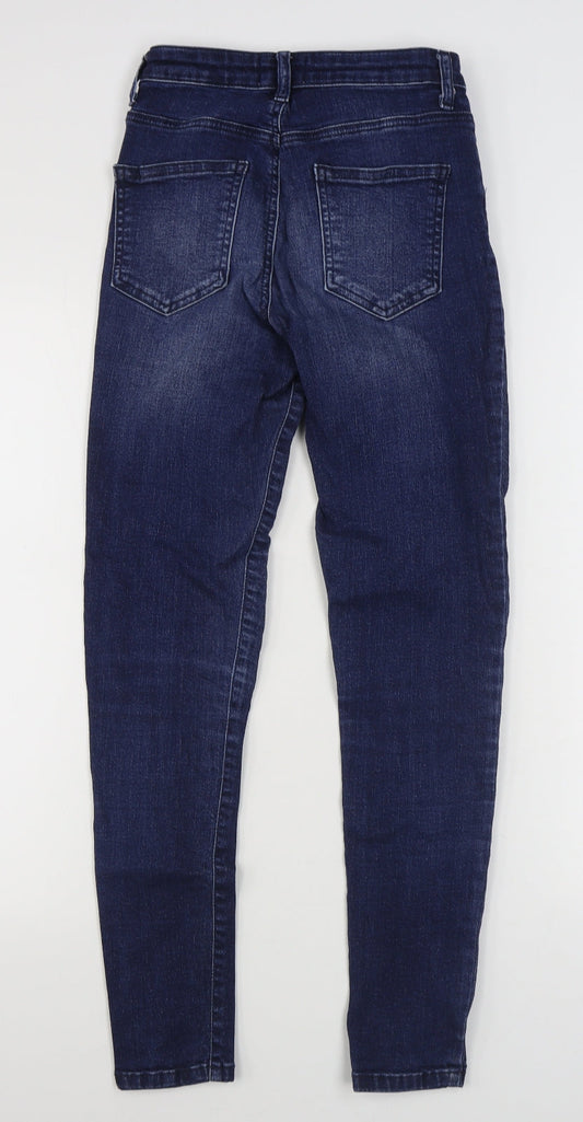 Womens UK Size 8 Savida Regular Fit Skinny Blue Jeans