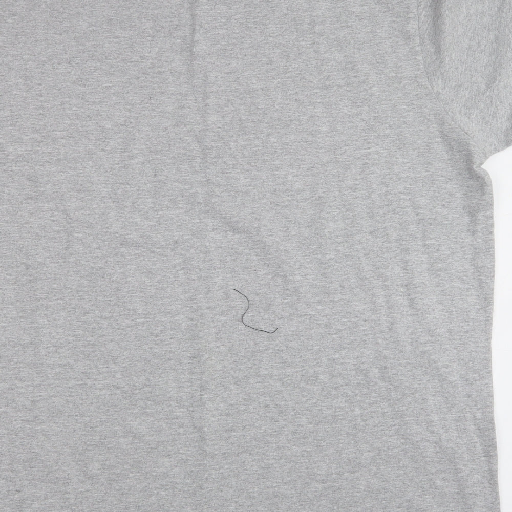 Womens UK Size XL Gildan Grey Jersey T-Shirt