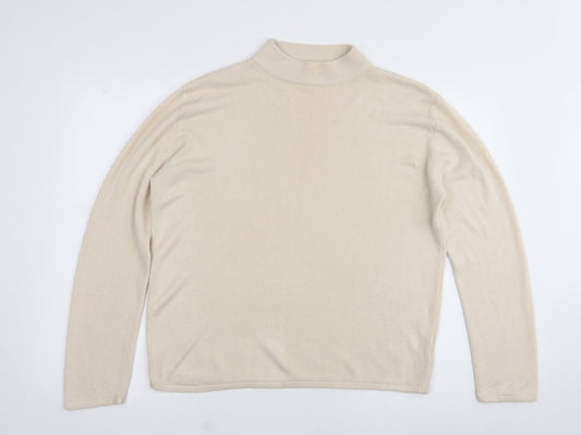 Womens UK Size 18 Dunnes Stores Beige Pullover Jumper