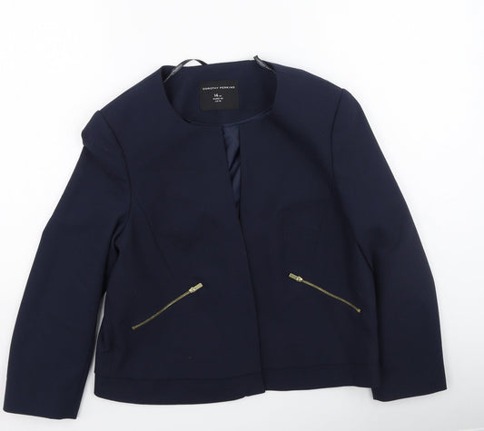 Womens UK Size 14 Dorothy Perkins Blue Jacket