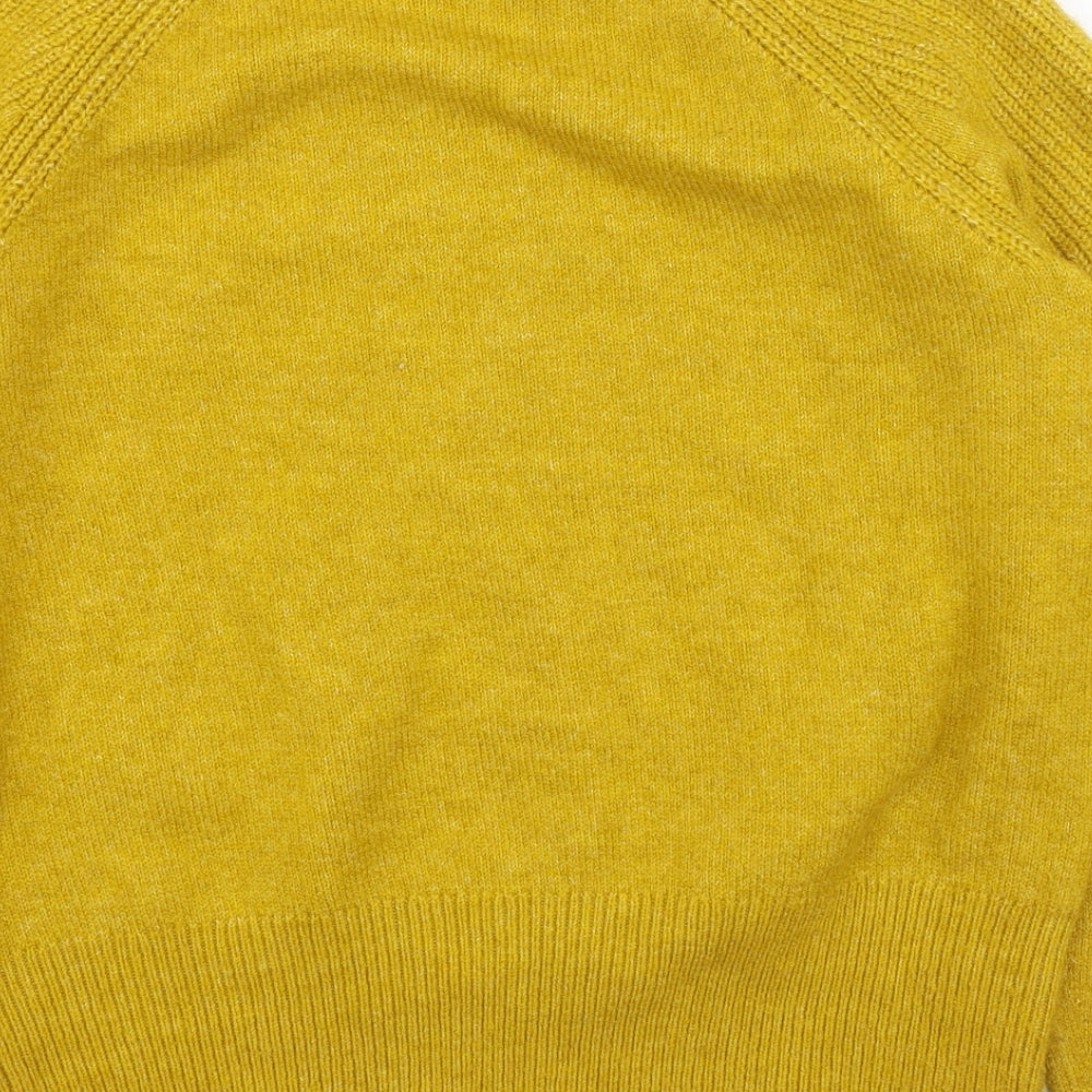 Womens UK Size S Marks and Spencer Yellow Pullover Jumper