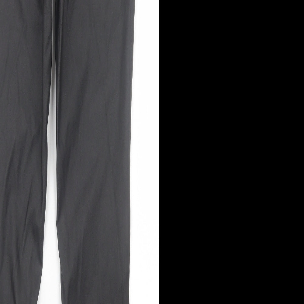 Denim & Co. Womens Black Polyester Skinny Jeans Size 10 L28 in Regular Button