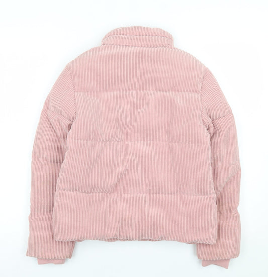 mata;an Girls Pink Jacket Size 13 Years Zip