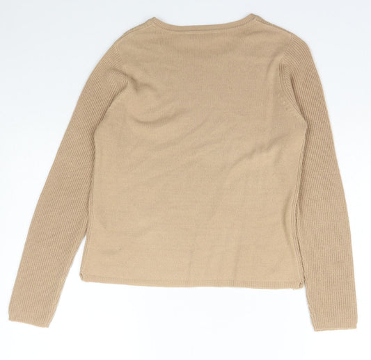 Womens UK Size 6 Dorothy Perkins Brown Pullover Jumper