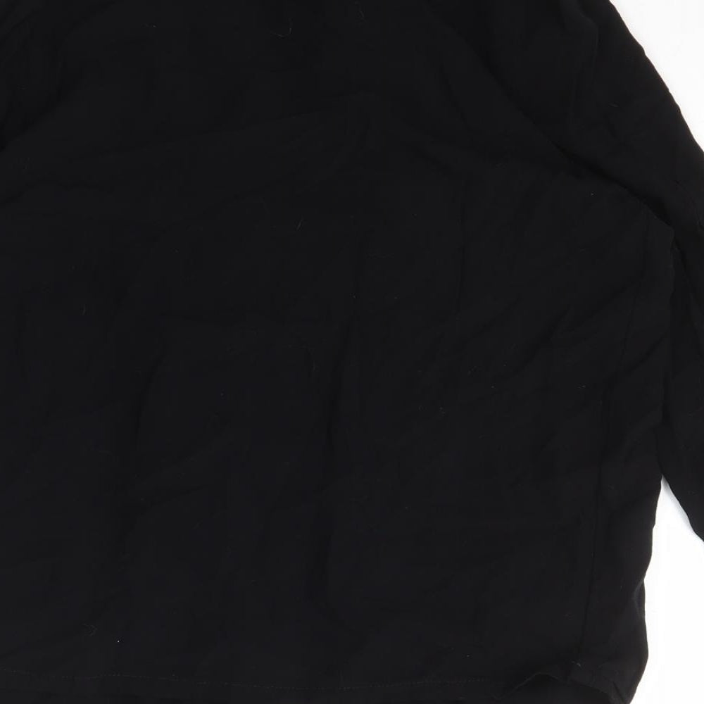 Womens UK Size 10 New Look Black Cardigan Jumper