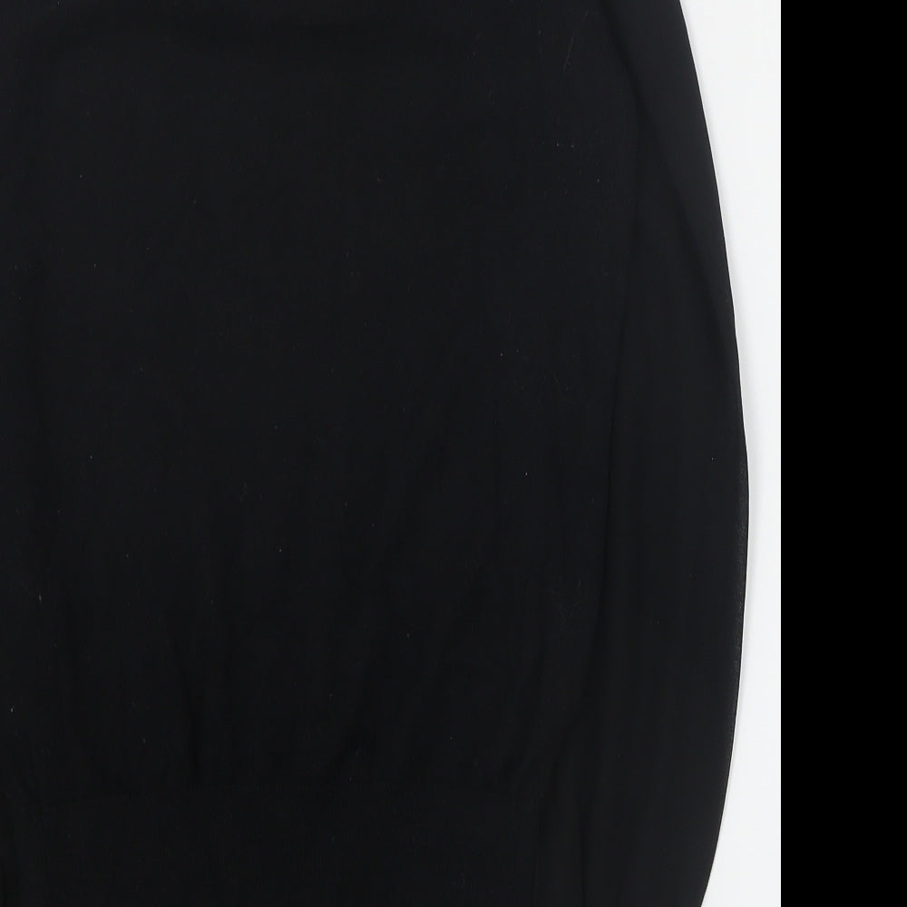 Womens UK Size XS Oasis Black Pullover Jumper