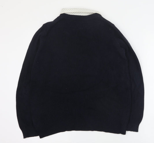 Womens UK Size 12 Per Una Black Pullover Jumper