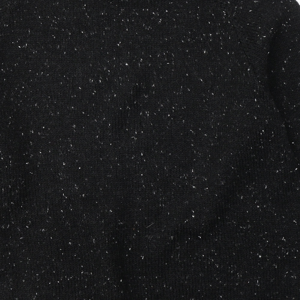 Womens UK Size L Preworn Black Pullover Jumper