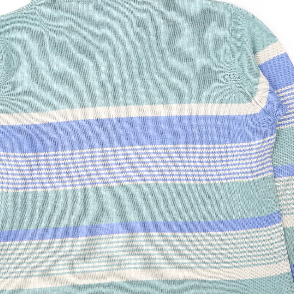 Womens UK Size 14 EWM Green Pullover Jumper
