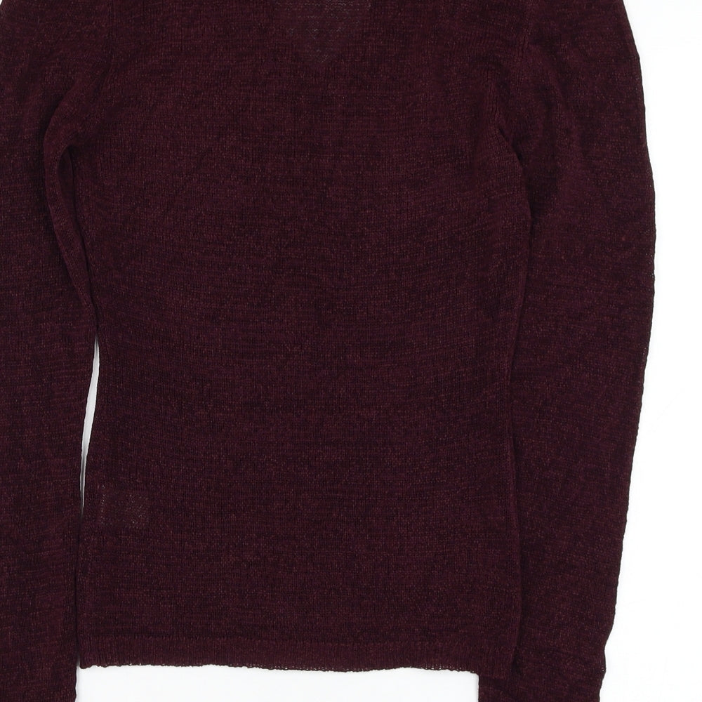 Womens UK Size 12 Oasis Purple Pullover Jumper