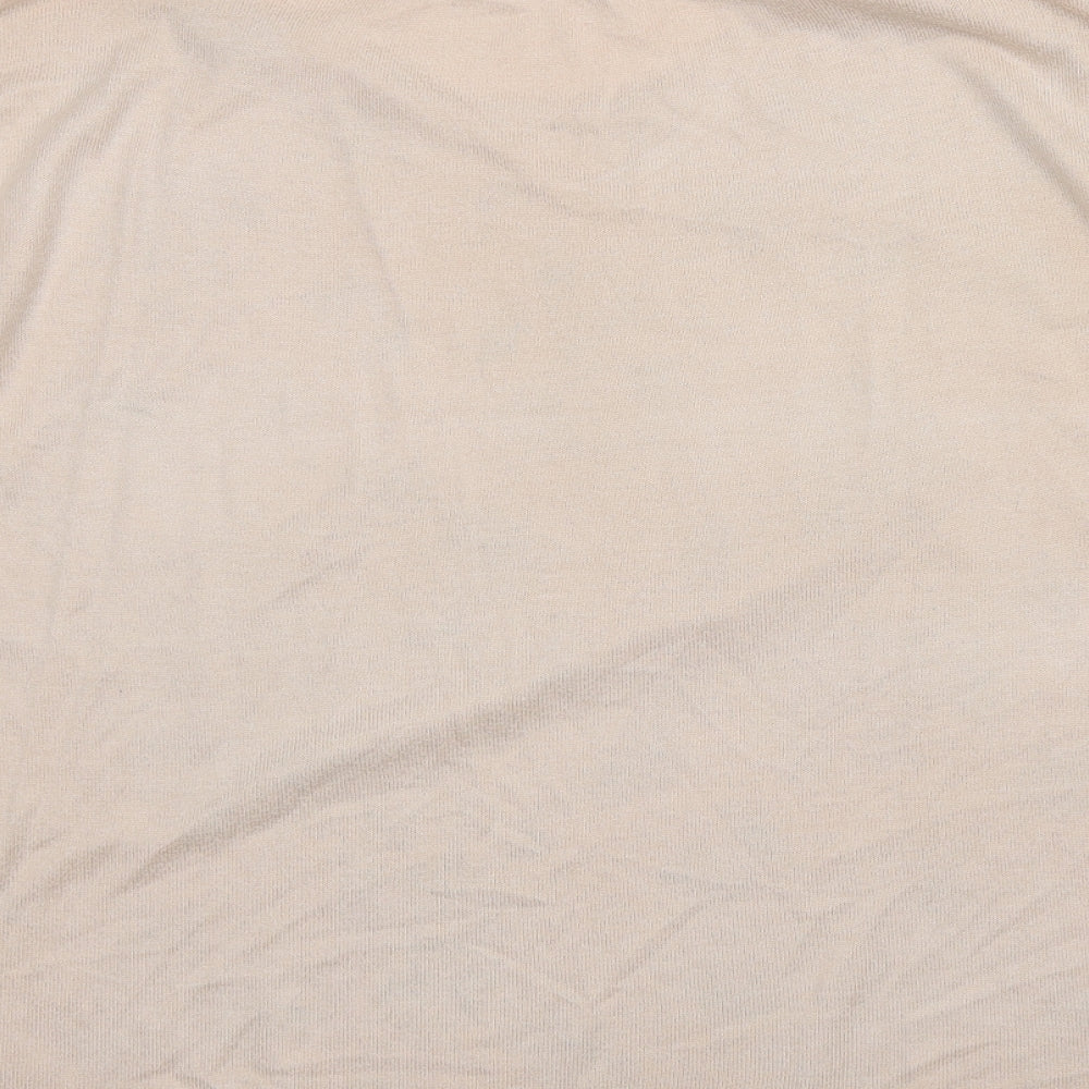 George Womens Multicoloured Floral Viscose Basic T-Shirt Size 10 Round Neck