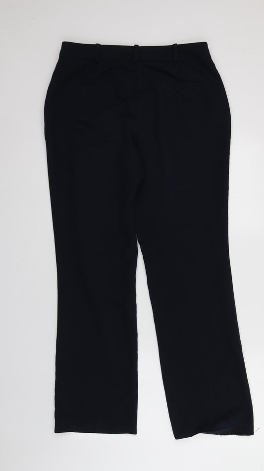Womens UK Size 12 Dunnes Stores Regular Fit Carrot Blue Trousers