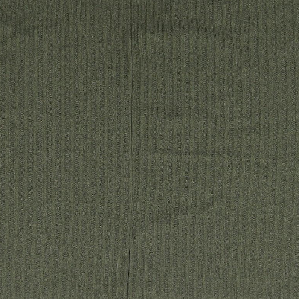 Womens UK Size S New Look Green Jersey T-Shirt