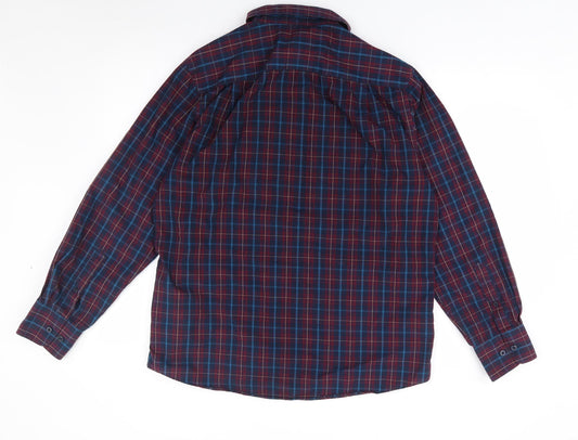 Mens UK Size L Dunnes Multicoloured Button-Up Long Sleeve Casual Shirt