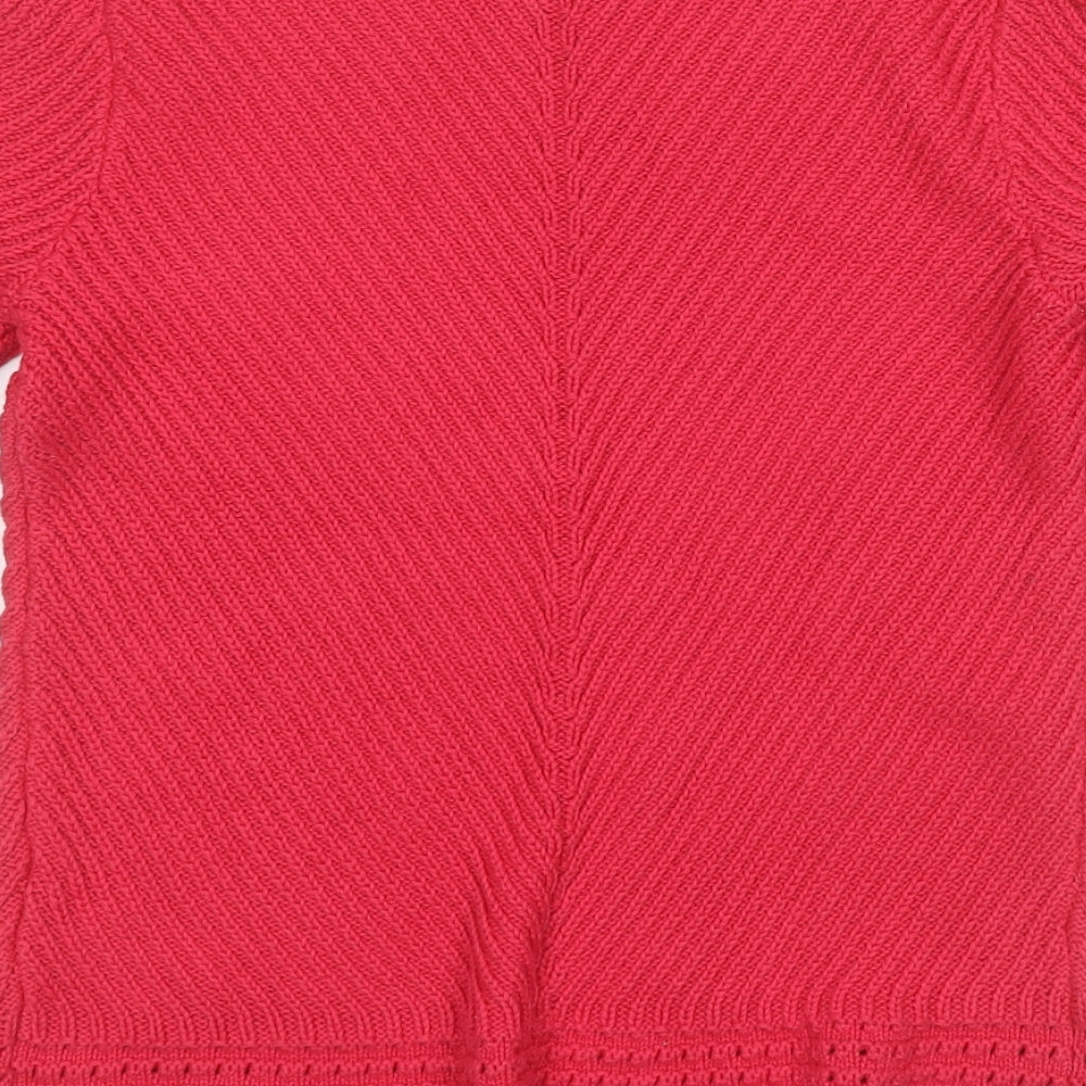 Womens UK Size 10 Marks and Spencer Pink Pullover Jumper