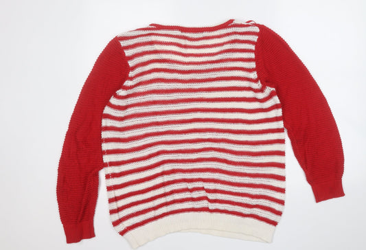 Womens UK Size 16 Blooming Marvellous Red Pullover Jumper