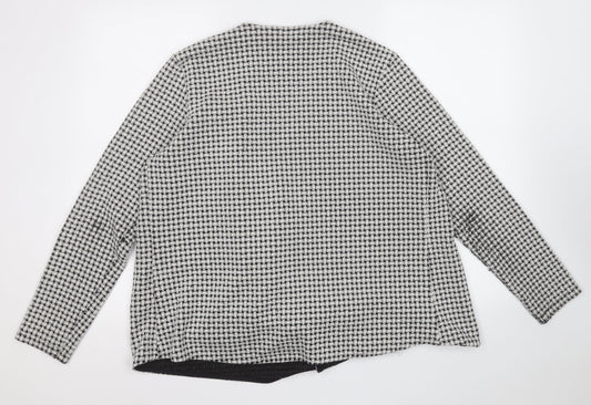 Womens UK Size 18 Papaya White Pullover Jumper
