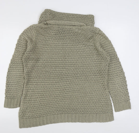 Womens UK Size S Platinum Beige Pullover Jumper