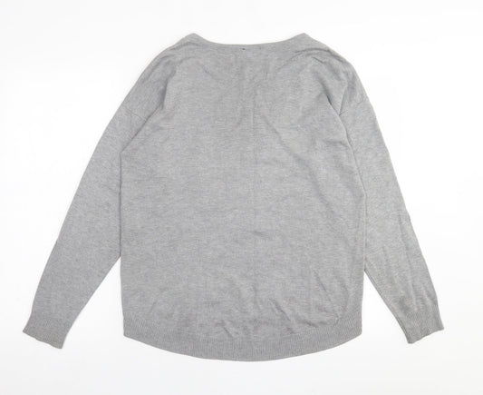 Womens UK Size M Casamia Grey Pullover Jumper